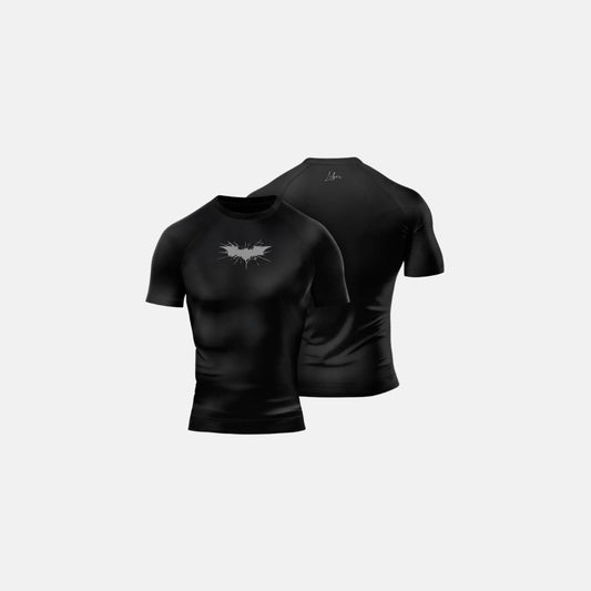 Textured Batman Compression T-Shirt