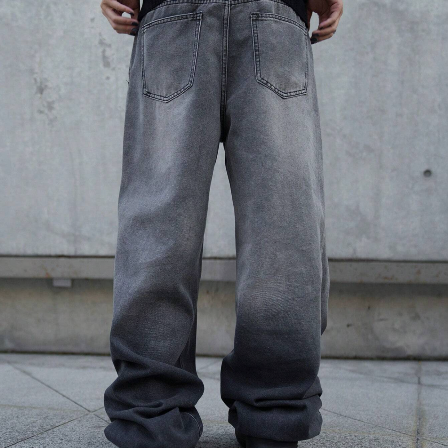 Grey Baggy Jeans