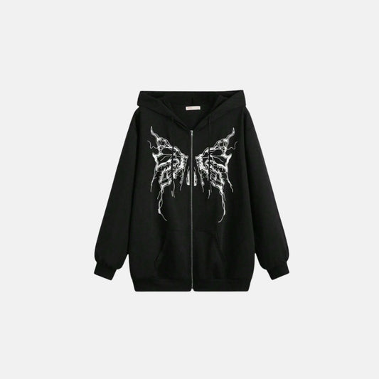 Fairycore Butterfly Print Jacket